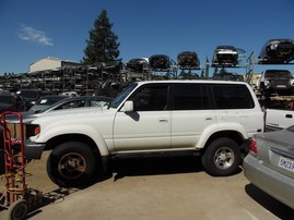 1996 TOYOTA LAND CRUISER WHITE 4.5L AT 4WD Z17771